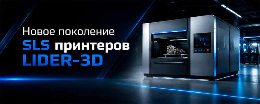 Новое поколение SLS принтеров LIDER-3D