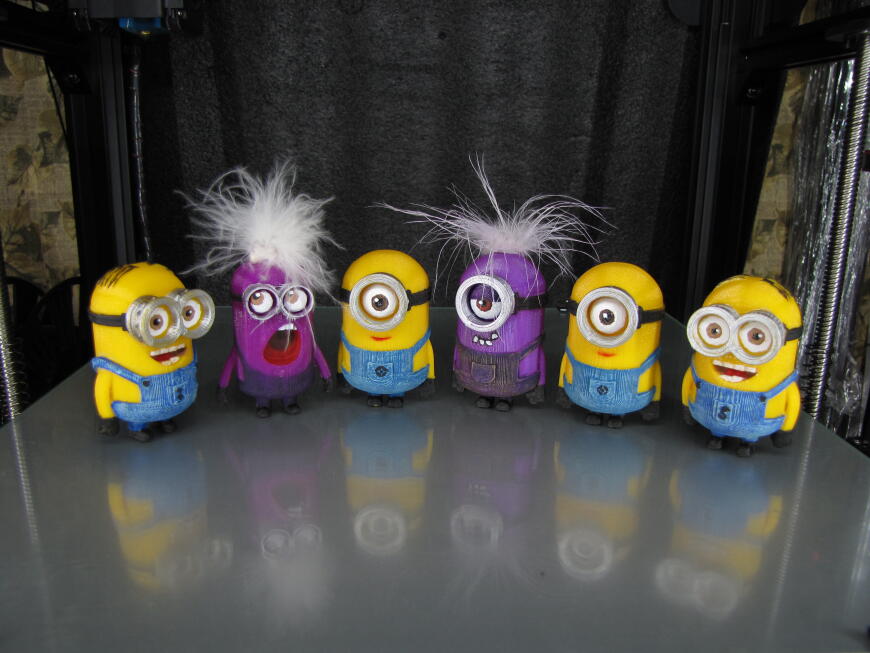 Миньоны, из серии " И снова мы печатаем"