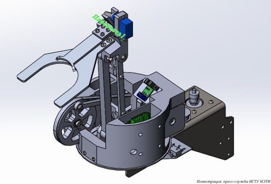 Сибирские студенты работают над умным манипулятором для автоматического склада