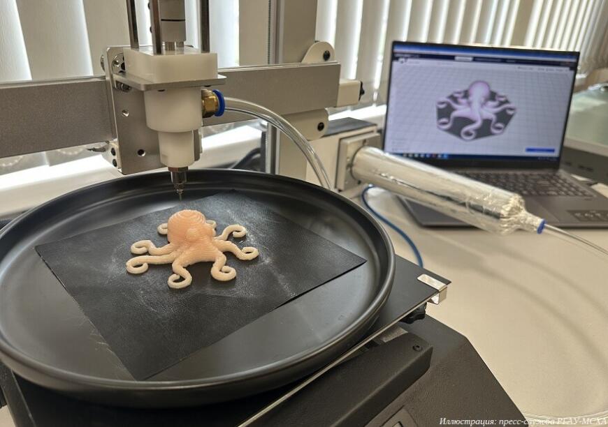 В РГАУ-МСХА ведутся исследования в области пищевой 3D-печати