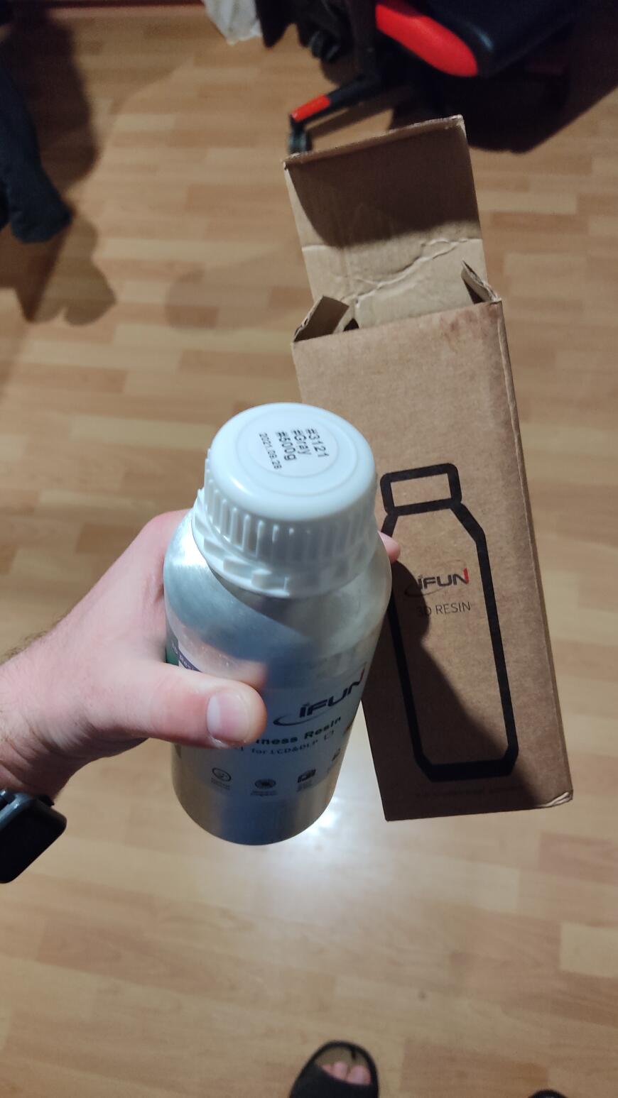 Как влияет ацетон на смолу IFUN 3121, отзыв о смоле.