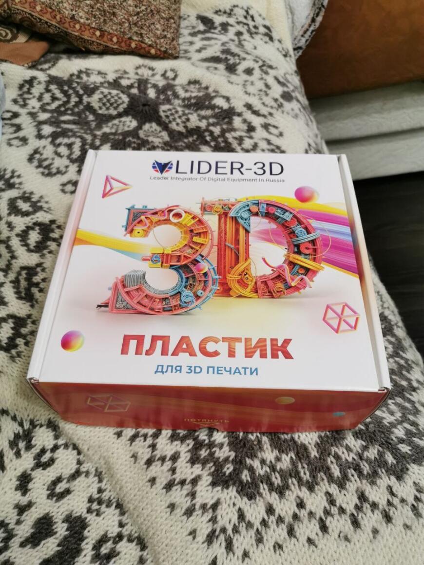 ABS плюс от Lider3D по акции "Пластик за обзор"