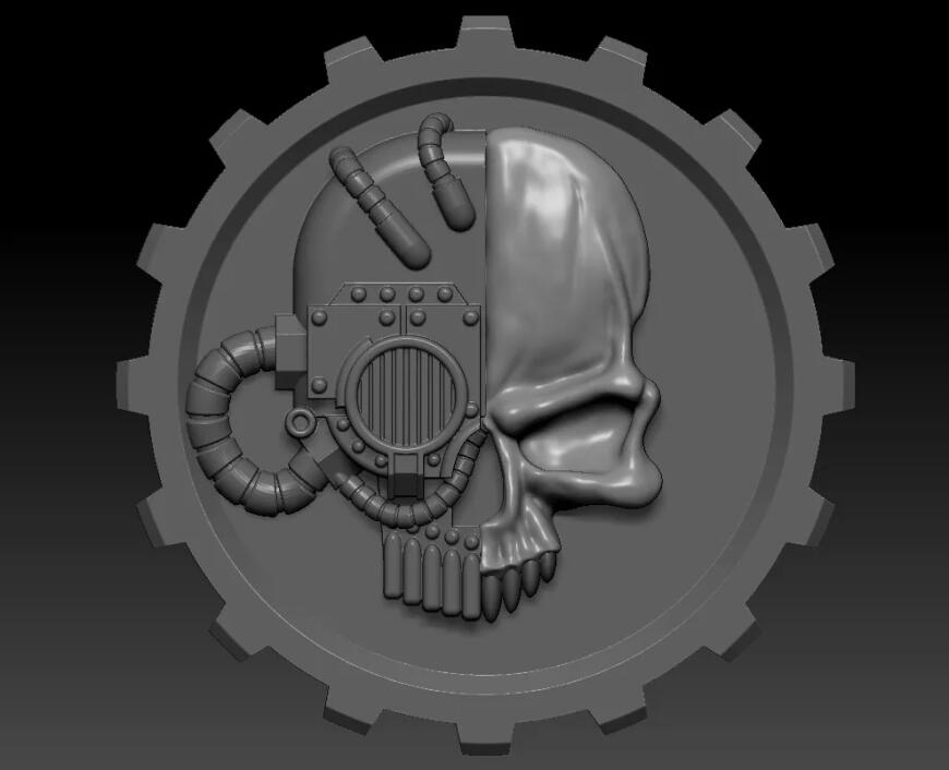 Значок N2 Адептус Механикус из Warhammer 40000