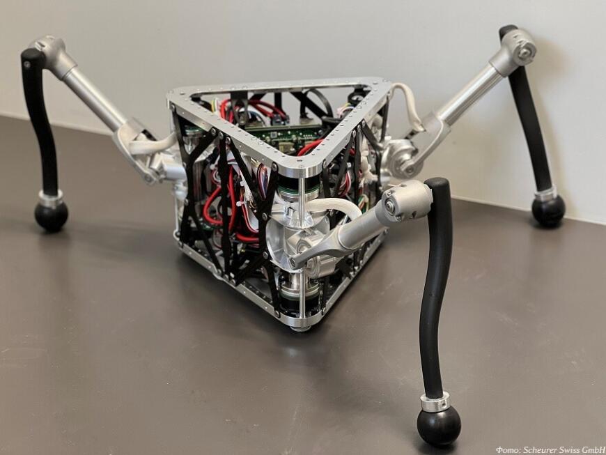 Scheurer Swiss изготовила 3D-печатные композитные детали для прыгающего космического робота