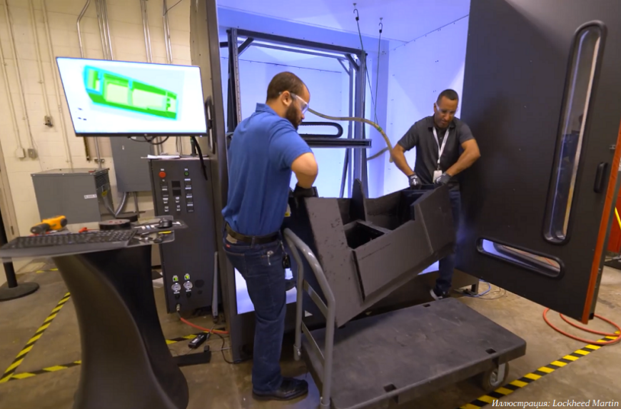 Lockheed Martin использует 3D-печатные кабины в тренажерах для подготовки пилотов F-35