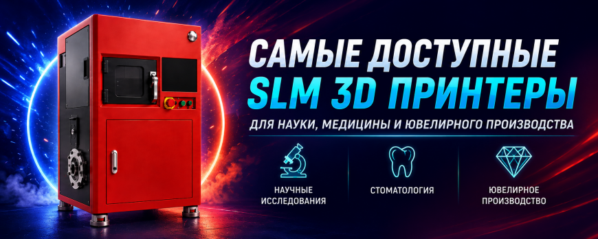 LIDER-3D представляет самые доступные SLM 3D принтеры