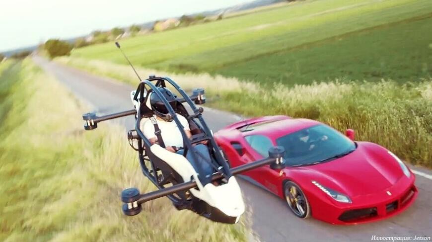 Шведская компания Jetson разработала пилотируемый мультикоптер