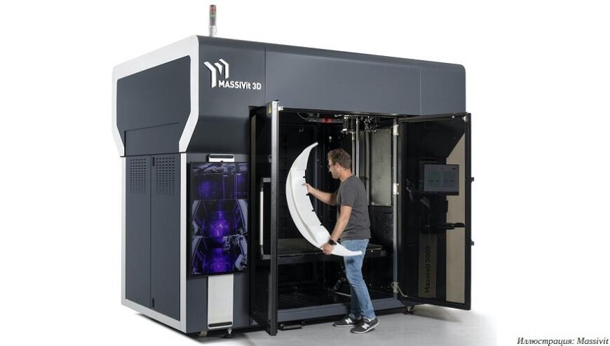Massivit предлагает крупноформатный фотополимерный 3D-принтер Massivit 5000