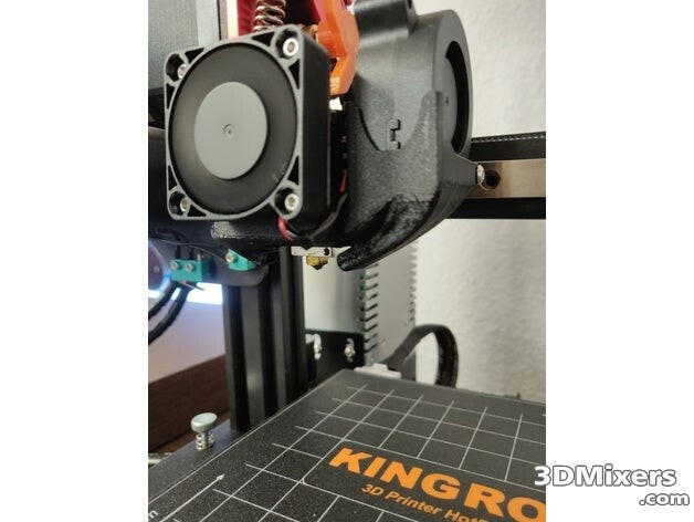 Продолжаем проектировать охлаждение для Kingroon KP3S