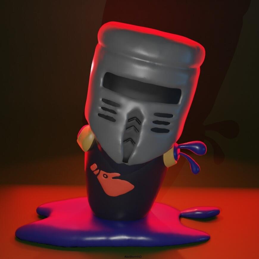Печенька Чёрный Рыцарь 3D