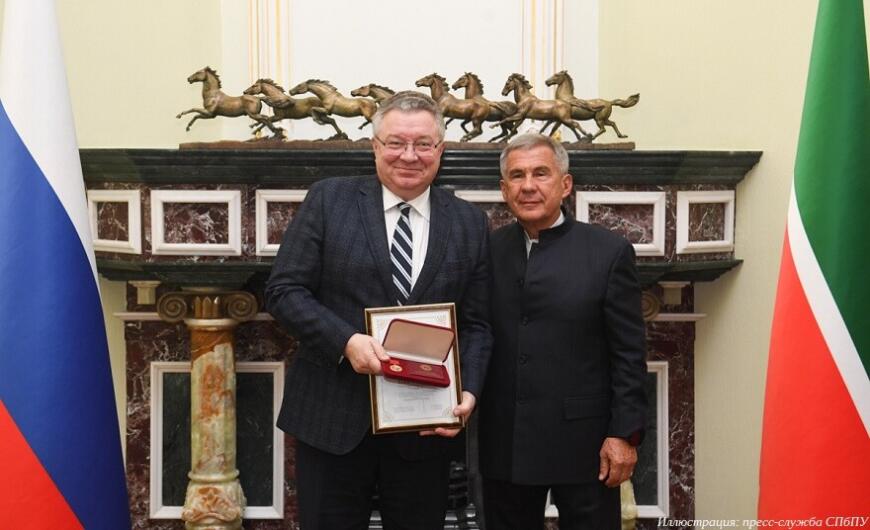 Ректора СПбПУ наградили премией Туполева за развитие материаловедения и аддитивных технологий