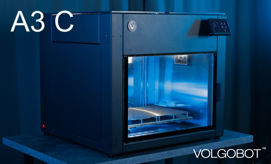 Новые модели Volgobot A4 C и A3 C: инженерная печать функциональными материалами с активной термокамерой
