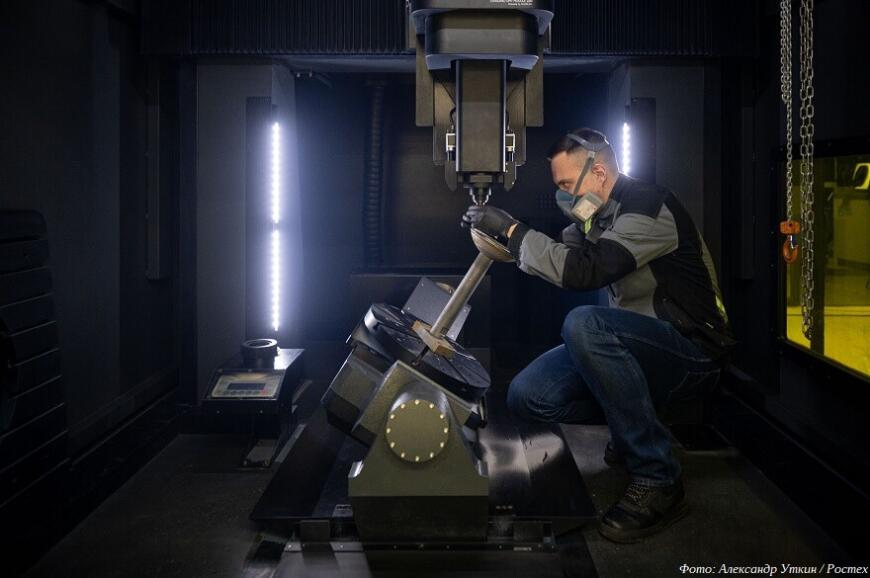 Ростех нарастил объемы 3D-печати деталей авиационных двигателей почти в три раза