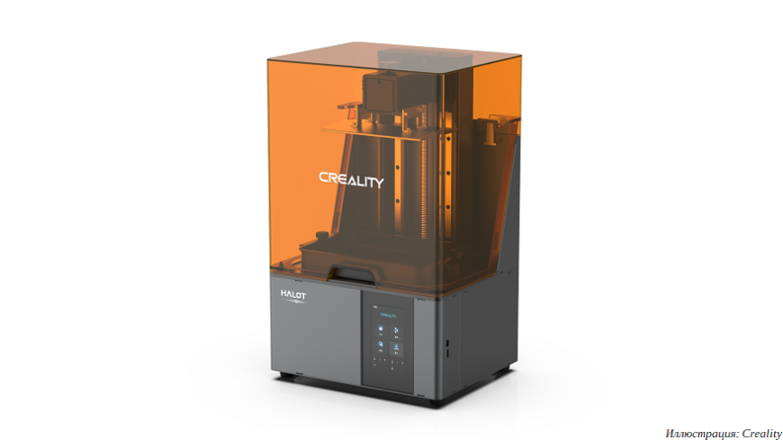Компания Creality выпустила монохромный фотополимерный 3D-принтер HALOT-SKY
