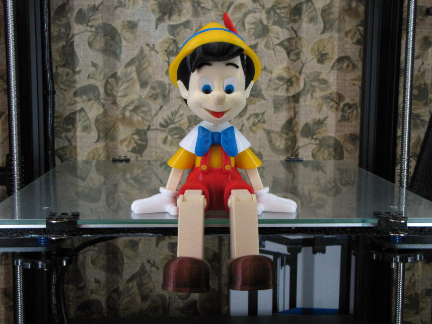 Пиноккио, очередная печать на принтере АНЕТ А8Плюс