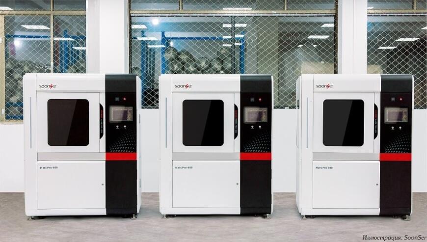 SoonSer выпустила линейку крупноформатных SLA 3D-принтеров Mars Pro