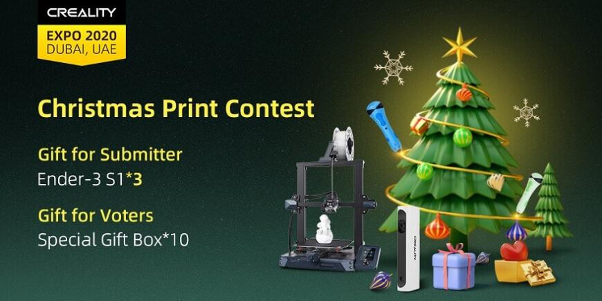 Creality разыгрывает 3D-принтеры Ender-3 S1