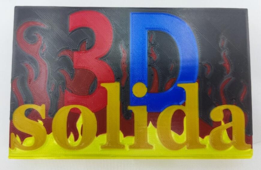 Логотип с применением многоцветной печати стандартным принтером