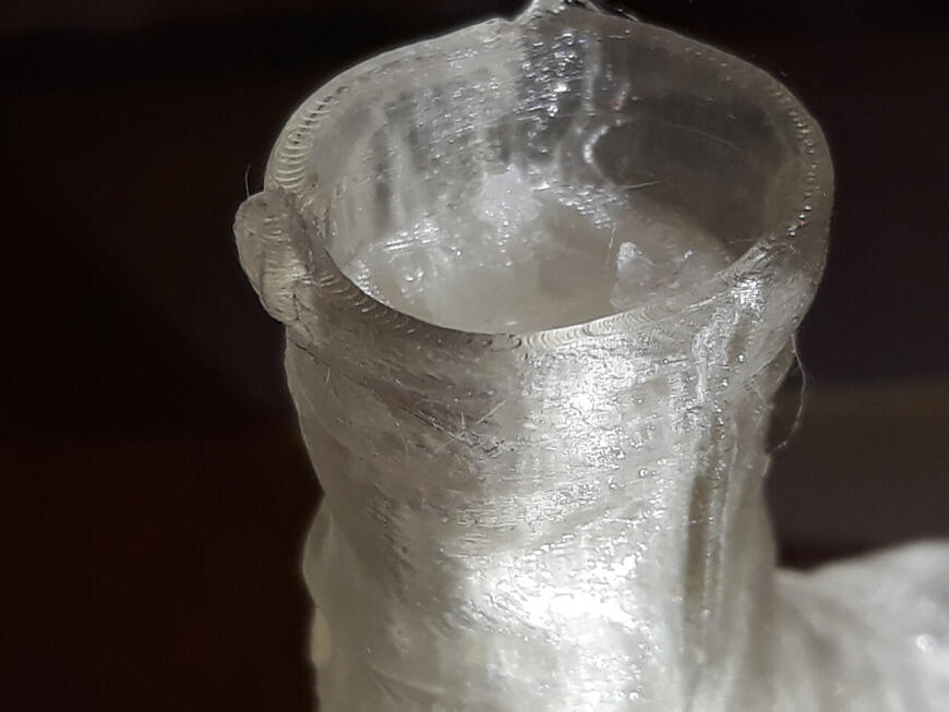 Сапог из PETG высотой слоя 0.05мм. или 50 микрон. + ещё сапоги