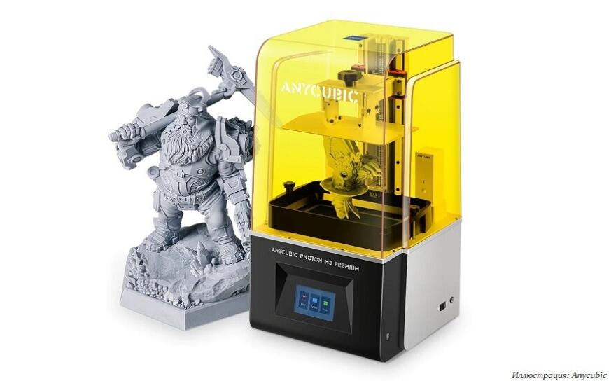 Anycubic выпустила MSLA 3D-принтер Photon M3 Premium с разрешением 8K