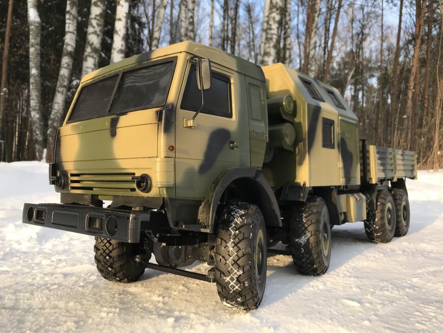 Психанул! Напечатал себе КамАЗ 6350 Мустанг 8x8!!