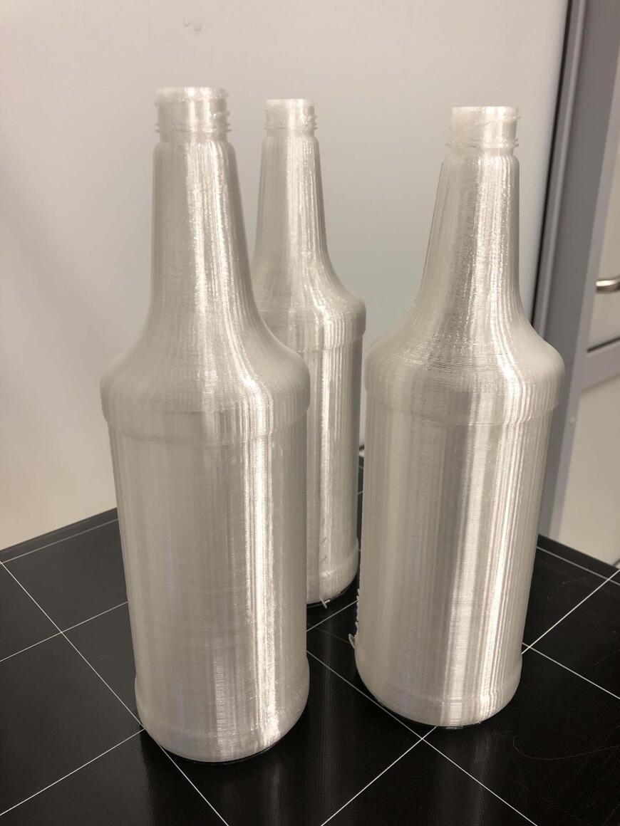 3D-печать прототипов бутылок