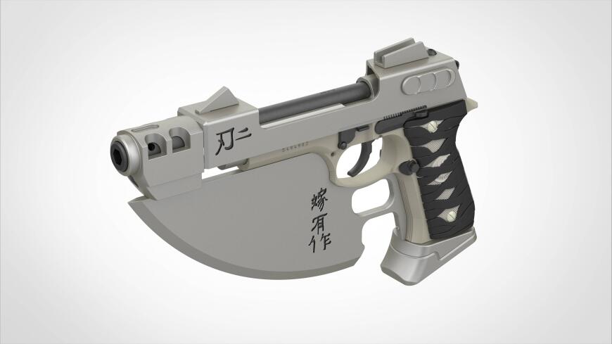 Кастомный пистолет  Beretta 92FS из фильма Блэйд 2. Плюсы быстрых проектов.