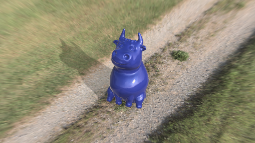 Модель "Бык сидит и слушает тебя"