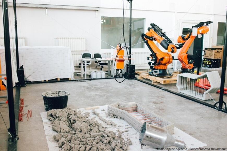 Университет Иннополис запатентовал тросовый строительный 3D-принтер