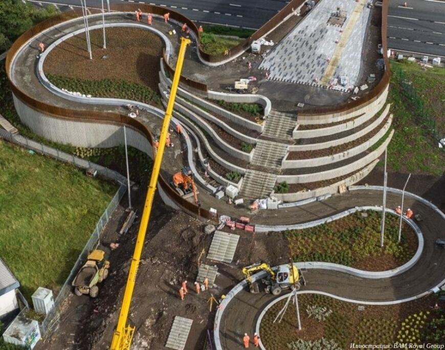 Лестница в Глазго: в Шотландии строят мост с применением технологий 3D-печати