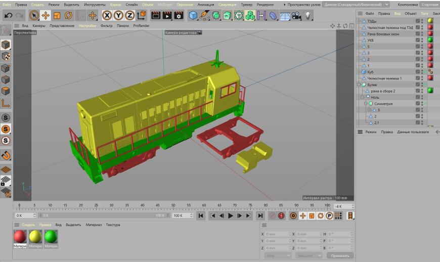 Сборная модель ЧМЭ-2 1/87