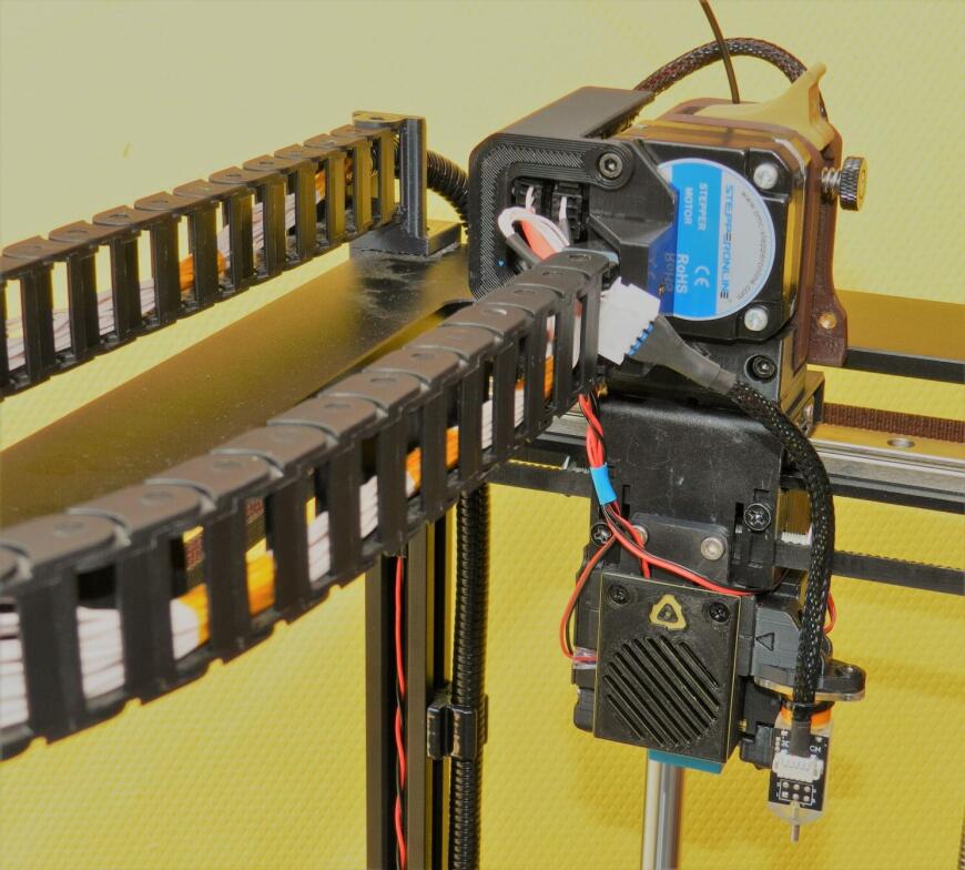 Установка картриджа для хотэнда E3DV6 и Voron-Afterburner экструдера на 3D принтер SAPPHIRE PRO