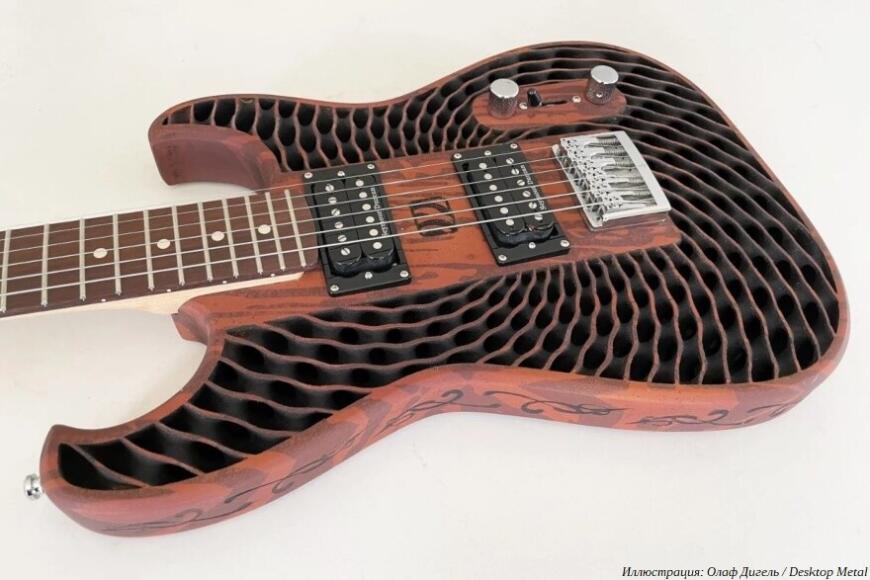 Олаф Дигель и компания Forust продемонстрировали 3D-печатную деревянную гитару