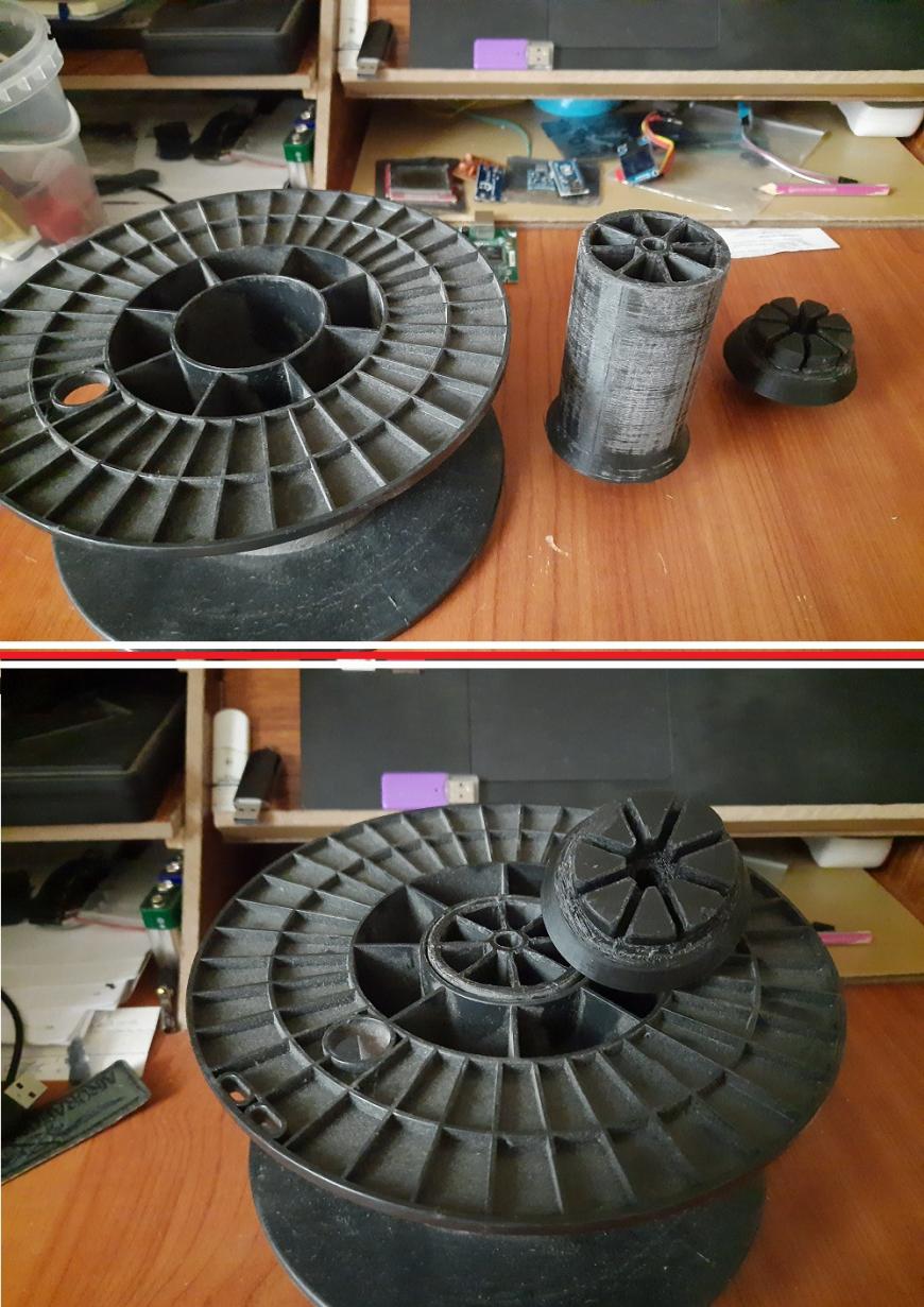 А как катушку крепить?...