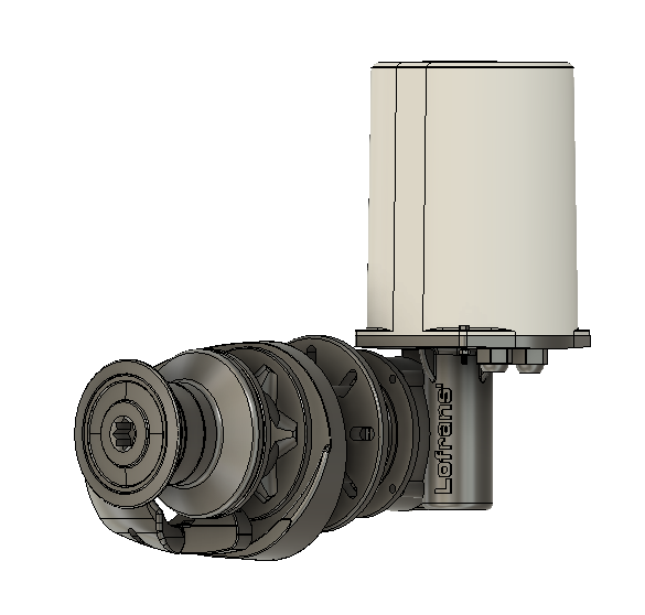 Крышка на лебедку Lofrans' X2