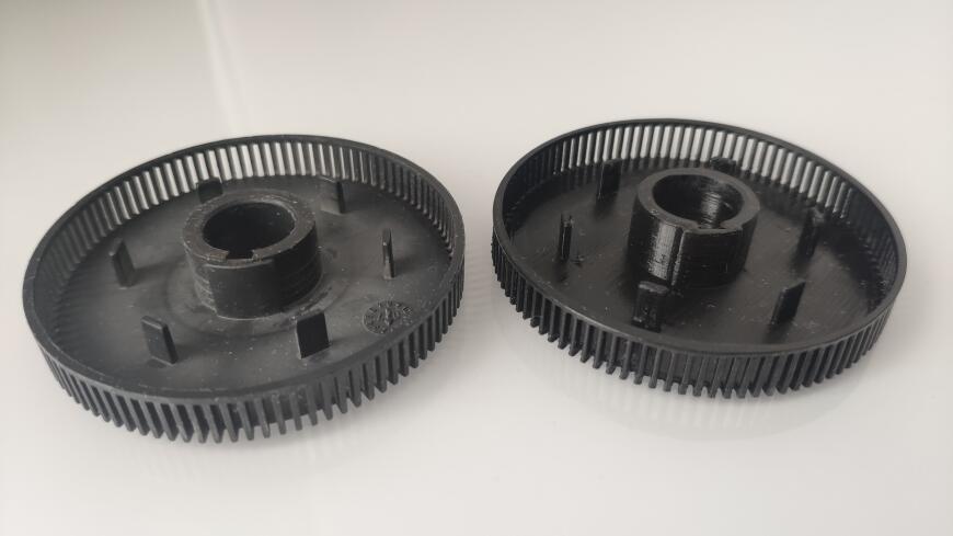 Колесо энкодера на станок по производству упаковки