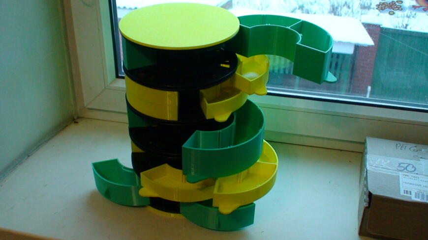 Органайзер из катушек российских производителей.