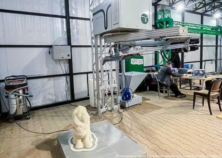 Карельская компания «Лерто» отправила 3D-принтер для печати сухими смесями в Республику Беларусь