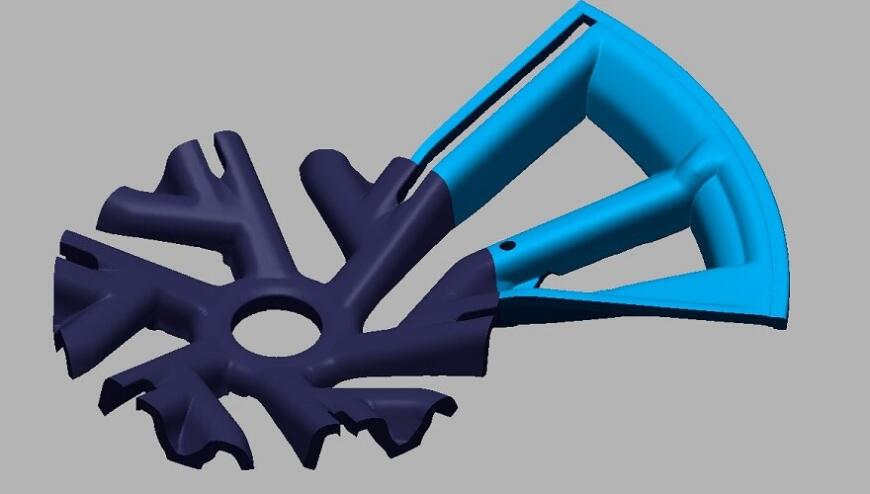 Выборочная электростатическая покраска автомобильных деталей с помощью 3D-сканера EinScan HX