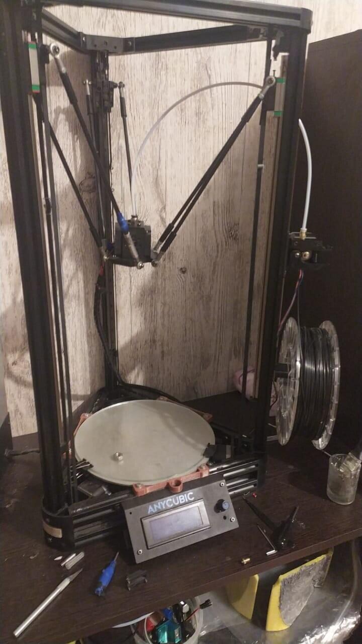 Anycubic Kossel обзор, доработка легенды после снятия с производства. Anycubic Kossel обзор, доработка легенды после снятия с производства.