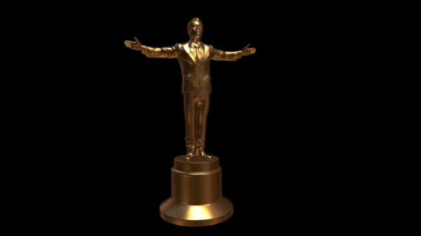 Леонардо Ди Каприо получил 3D-печатный Оскар за лучшую мужскую роль