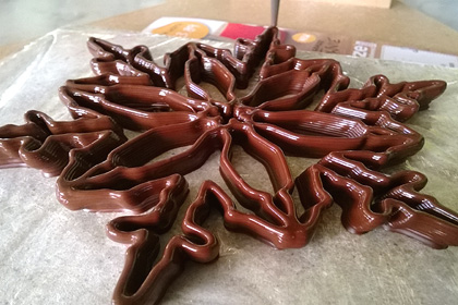 3D-принтер для печати шоколадных конфет в домашних условиях