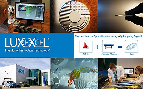 3D-принтеры и бизнес: новая фабрика 3D-печати для создания светодиодной оптики LUXeXceL