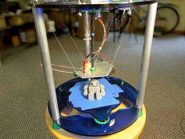 Delta-T: 3Д принтер на основе рыболовной нити