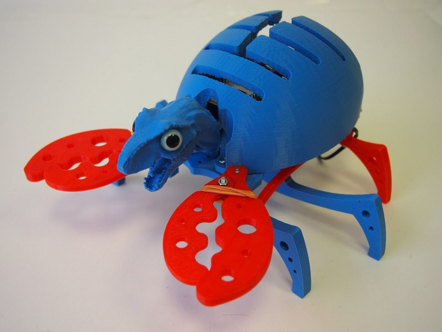 Создание робота с помощью 3D-принтера и без