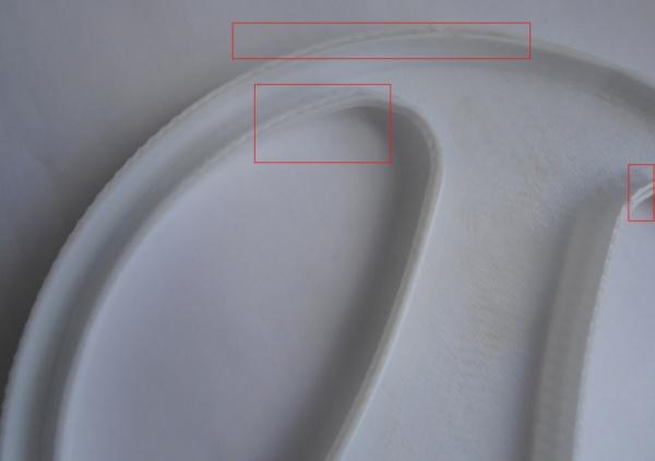 Стенки детали раздваиваются