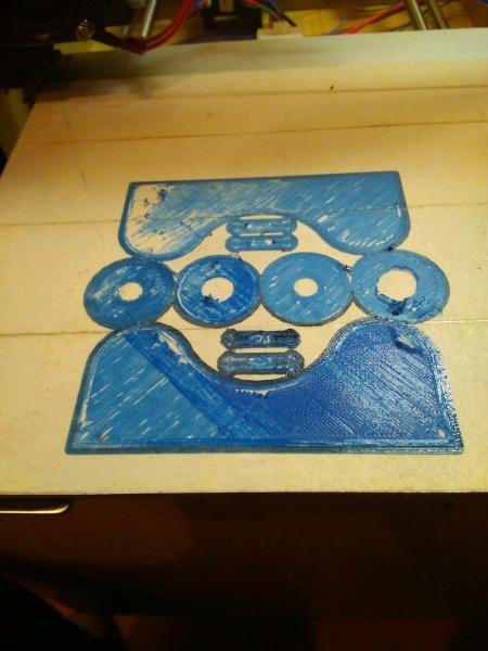 Плохая печать заполнения и шестеренок.