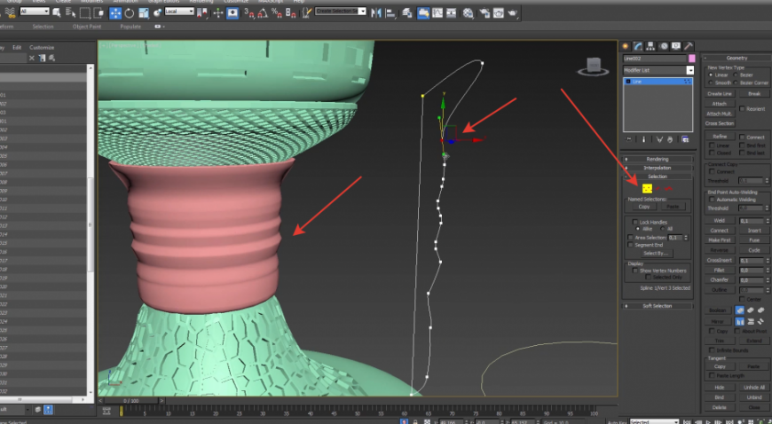 Как создать в 3ds Max 2015/2016 подставку для яйца, доработать её в Zbrush 4R7 и распечатать всё это на 3д-принтере Cheap3d V300?