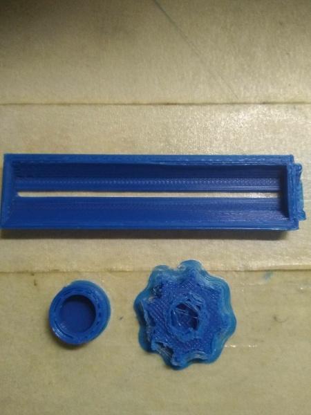 Плохая печать заполнения и шестеренок.