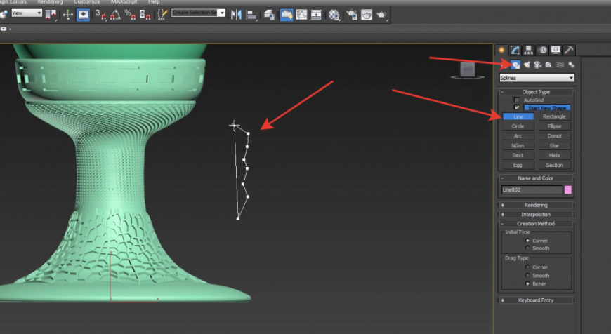 Как создать в 3ds Max 2015/2016 подставку для яйца, доработать её в Zbrush 4R7 и распечатать всё это на 3д-принтере Cheap3d V300?